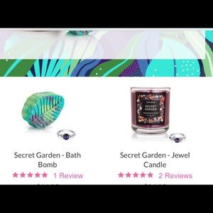 Fragrant Jewels Bath Bomb and Candle 🕯 Set